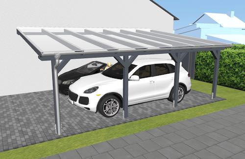 Carport günstig online kaufen: Konfigurator inklusive Preis